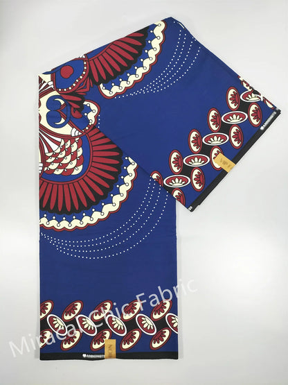 Guaranteed Veritable African Real Wax Fabric - 100% Cotton High Quality Ankara Pagne 6 Yards Nigerian Women’s Style Dress Material