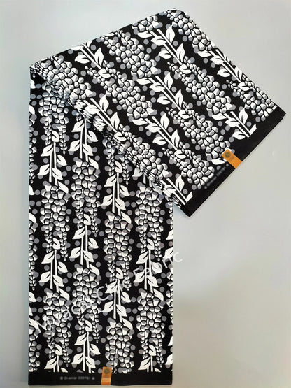 Guaranteed Veritable African Real Wax Fabric - 100% Cotton High Quality Ankara Pagne 6 Yards Nigerian Women’s Style Dress Material