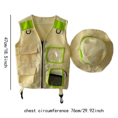 Kids Outdoor Adventure Exploration Kit – Explorer Costume & Role-Play Set for Children