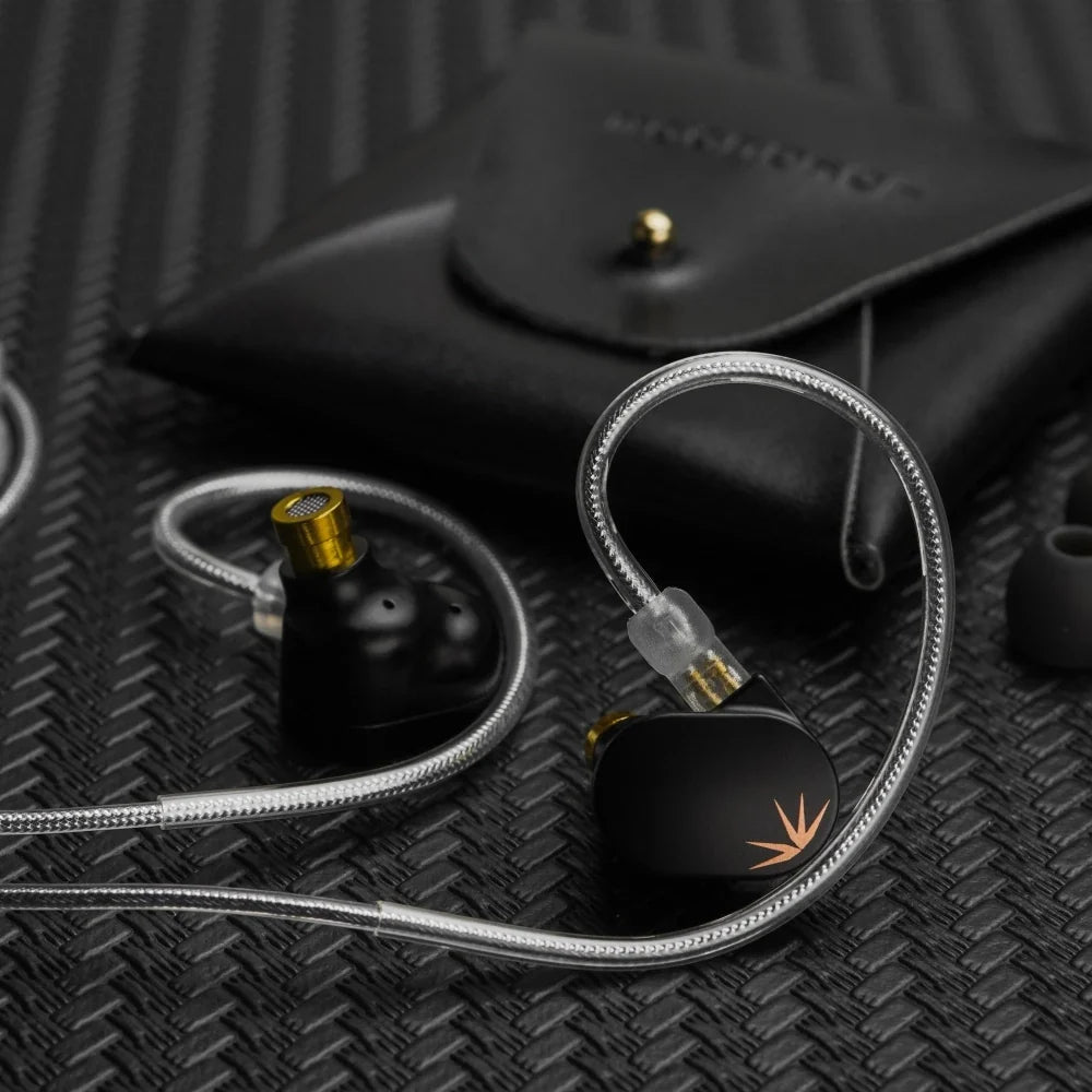 MOONDROP CHU II HiFi Earphones - Dynamic Driver IEMs with Detachable Cable In-Ear Music Headphones