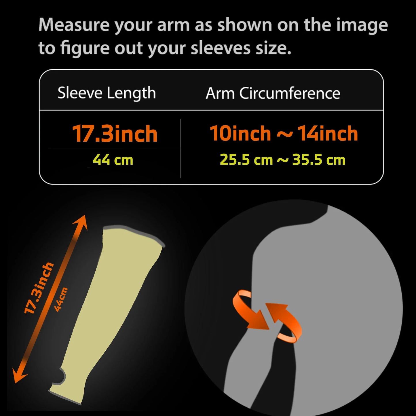 Kevlar Cut Resistant Sleeves - 44cm Aramid Fiber Arm Protection for Welding, Gardening & Heat Resistant Work