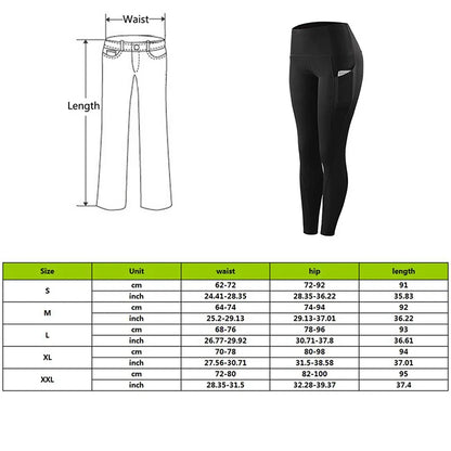Elevate Your Workout: High Waist Yoga Leggings with Tummy Control, Ruched Booty, and Pockets - Seamless Compression Tights for Women