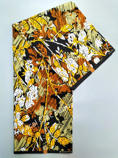 Guaranteed Veritable African Real Wax Fabric - 100% Cotton High Quality Ankara Pagne 6 Yards Nigerian Women’s Style Dress Material
