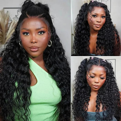 Invisi Strap HD 360 Full Lace Wig – 250 Density Precut Lace Frontal Wig, Drawstring Snug Fit, Pre-Plucked Glueless Human Hair Wig