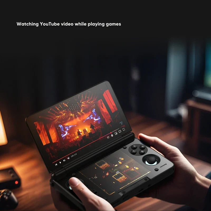 AYN Thor Android Dual Screen Handheld - 6'' AMOLED Clamshell Gaming & Entertainment Device