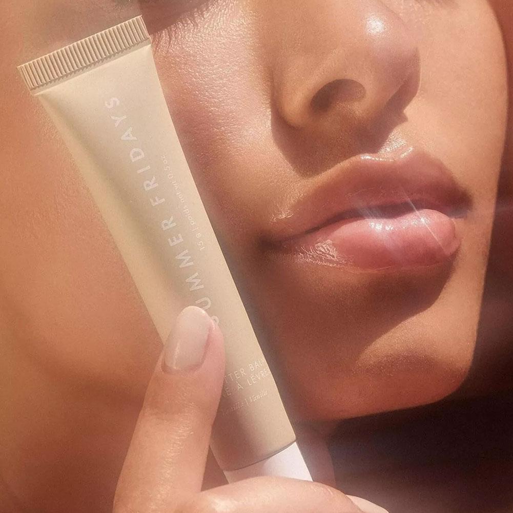 Summer Fridays Mini Lip Gloss Set – Vanilla Beige Moisturizing Lip Balm, Transparent & Smooth Makeup