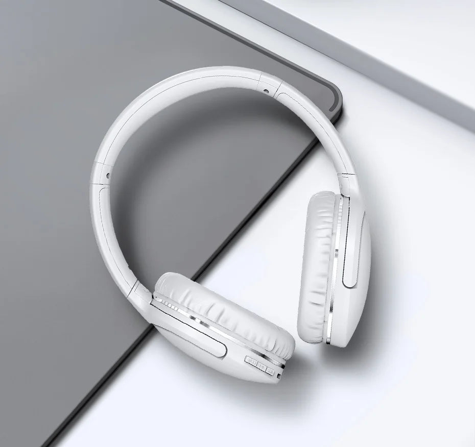 Baseus D02 Pro Wireless Headphones - Bluetooth 5.3, Foldable Sport Headset, Over-Ear Gaming Bluetooth Earbuds