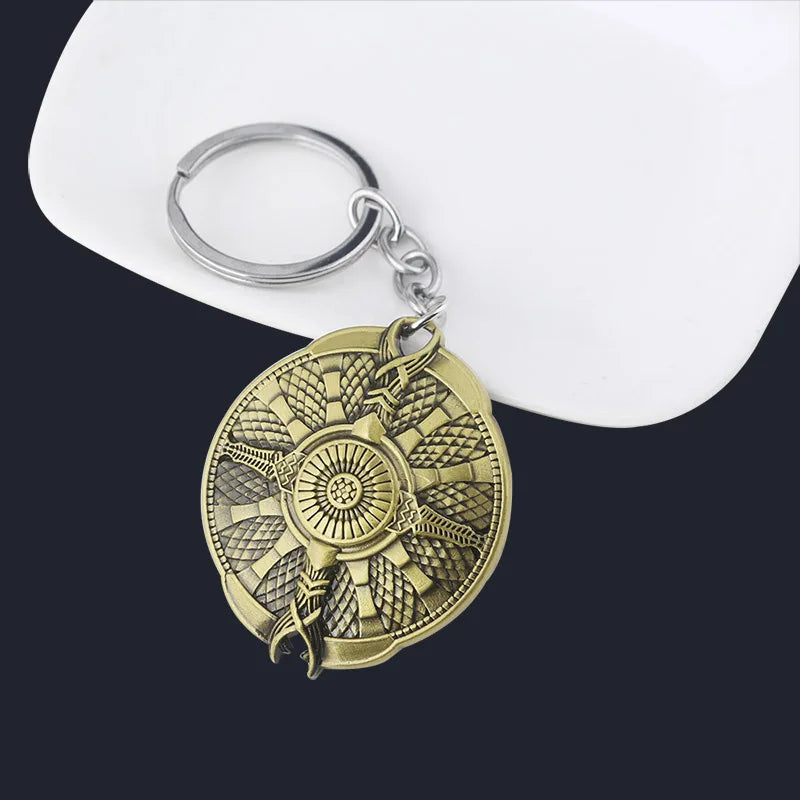 God of War 4 Kratos Sword Keychain – Pendant Keyring Jewelry for Men & Women, Car Key Accessory
