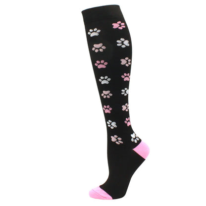 Compression Support Socks for Men & Women – Running Nursing Stockings for Edema, Varicose Veins & Blood Circulation Sports Wear