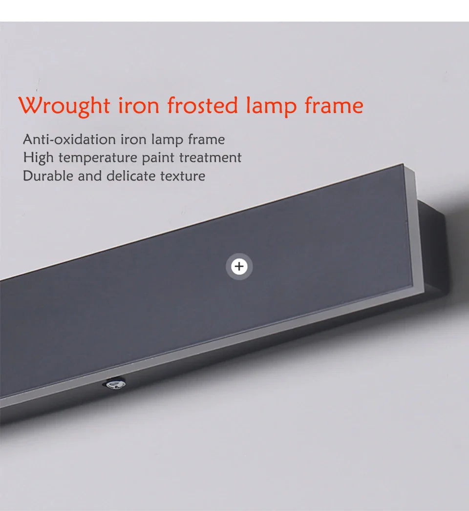 LED Outdoor Wall Light – Modern Waterproof IP65 Porch & Patio Lamp, Rainproof Exterior Wall Sconce for Garage & Garden