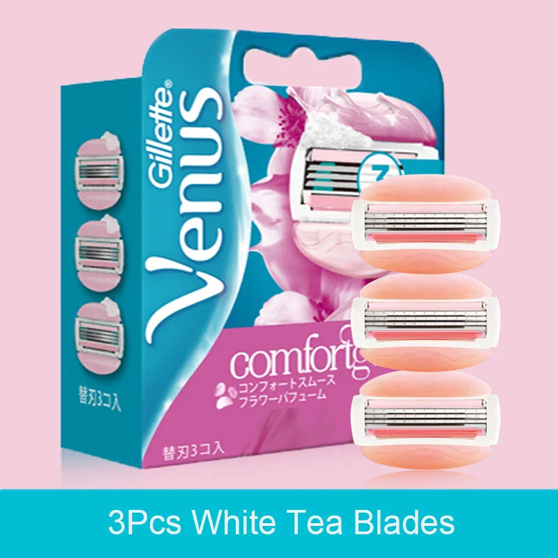 Gillette Venus Women's Razor - 3/5 Blade with Lubricating Soap, Sensitive Shaving & Hair Removal for Body