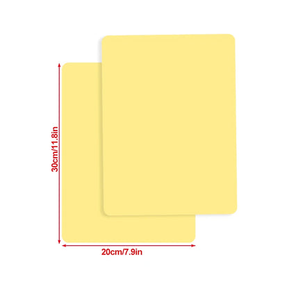 DM 3MM A4 Tattoo Practice Skin – Double-Sided Silicone Sheet for Microblading, Eyebrow & Permanent Makeup Training Supplies