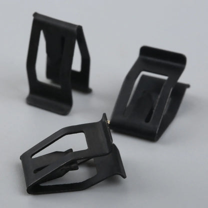 10Pcs Car Dashboard Trim Metal Retainer Clips – Black Fasteners for Ford, Mazda, Audi, Toyota Console Door Fitment