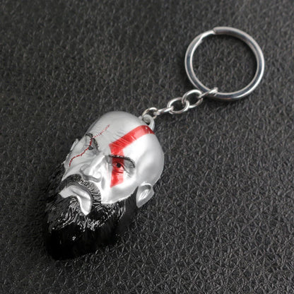 God of War 4 Kratos Sword Keychain – Pendant Keyring Jewelry for Men & Women, Car Key Accessory