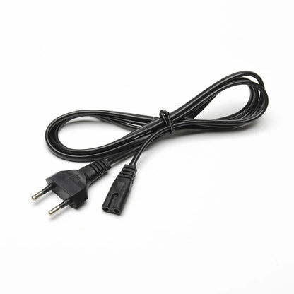 2-Pin US/EU to C7 C8 Power Extension Cable – Figure 8 LED Light & Laptop Cord for PS4, 0.6M/1.5M