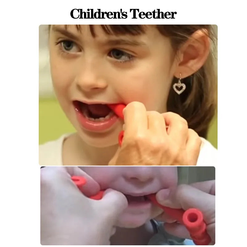 Kid Chewing Tube - Speech Therapy and Oral Muscle Rehabilitation Tool for Autism Sensory Speak, Teeth Massager for Children's Training