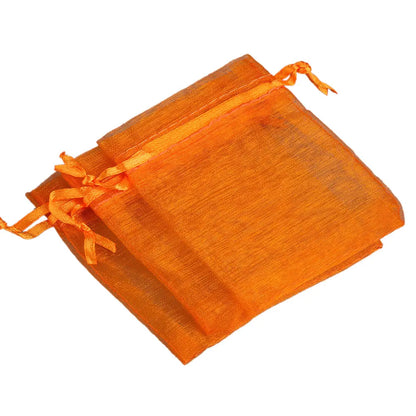 Organza Gift Bags - 50/100pcs Drawstring Jewelry Pouches 24 Colors for Wedding Christmas Candy Gift Packaging