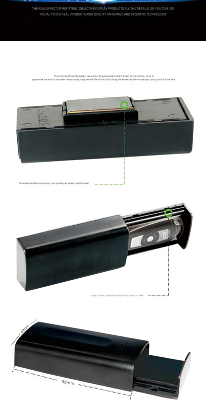 NewCreative Magnetic Black Safe Box — Hidden Key Storage for Home, Office, Car, Truck, and Caravan