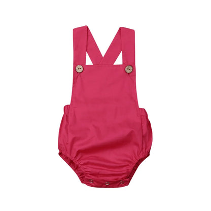 Newborn Baby Sleeveless Romper - Casual Summer One-Piece Jumpsuit for Boys & Girls