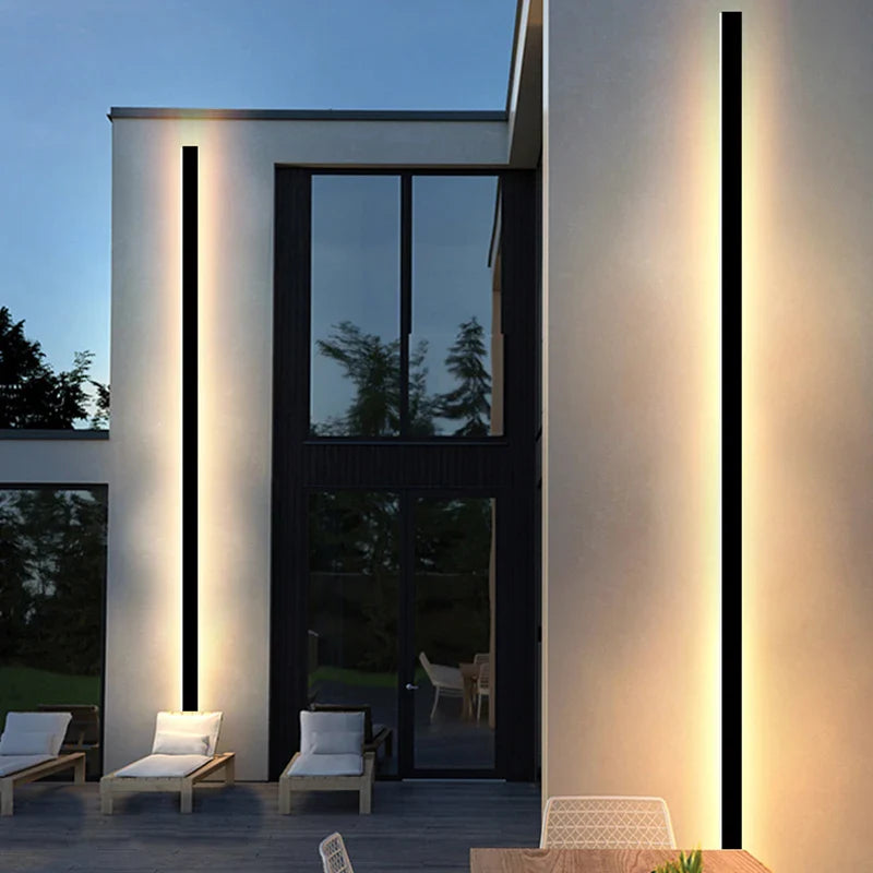 LED Outdoor Wall Light – Modern Waterproof IP65 Porch & Patio Lamp, Rainproof Exterior Wall Sconce for Garage & Garden