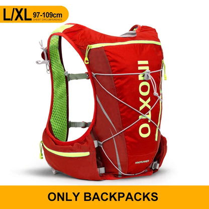 8L Running & Cycling Hydration Vest Backpack — Hiking & Marathon Water Pack with 1.5L Bladder and 500ml Bottle