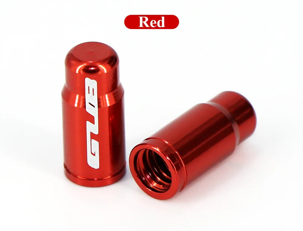 4pcs Aluminum Bike Tire Valve Caps – Ultralight MTB Road Mountain Schrader/Presta Tyre Protectors