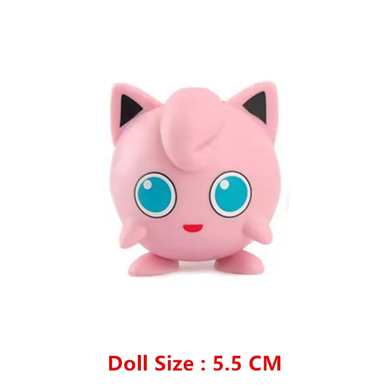 Pokemon 4-13cm Anime Figures – Pikachu, Mewtwo, Charmander, Blastoise Action Model Toy Gifts