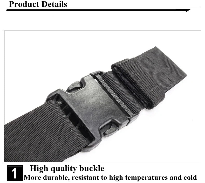 Universal Drop Leg Gun Holster - Right-Handed Tactical Thigh Pistol Bag & Pouch for All Handguns