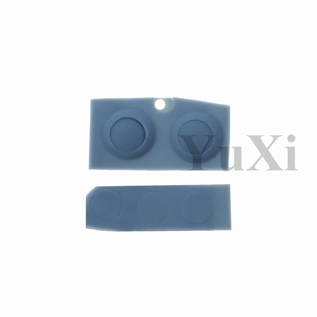 YuXi GBA SP Replacement Kit - Screw Covers & Luminous Dust Plug Rubber Set for Gameboy Advance SP