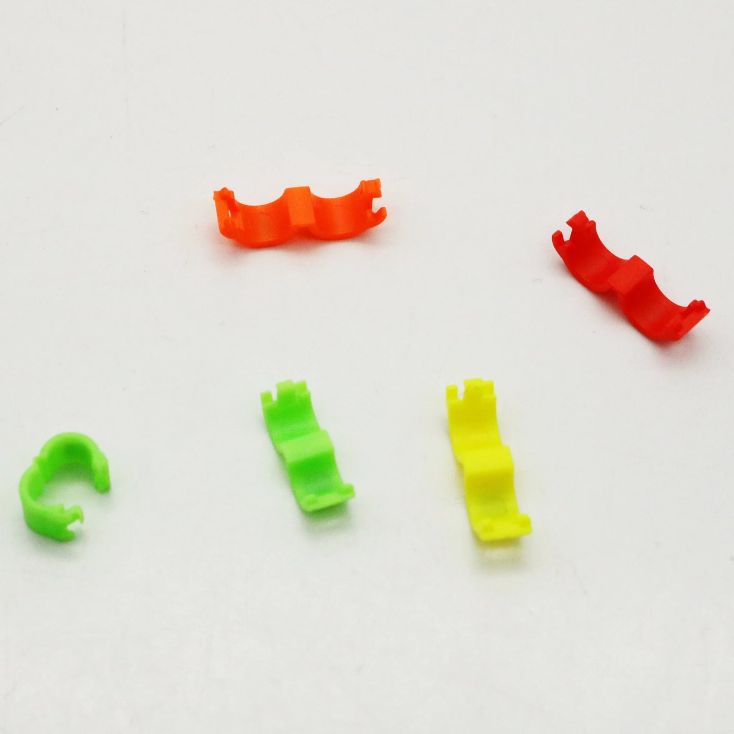 20-Piece Bird Leg Rings - Canary, Pigeon & Small Parrot Identification Rings in Multiple Sizes