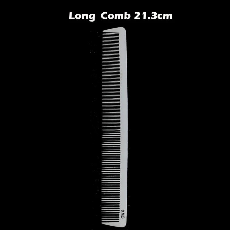Brainbow Titanium Steel Hair Comb – Professional Anti-Static Salon Hairdressing Brush for Men