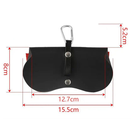 Fashion PU Leather Glasses Case | Cartoon Portable Storage Pendant Bag | Sunglass Box Eyewear Pouch for Women