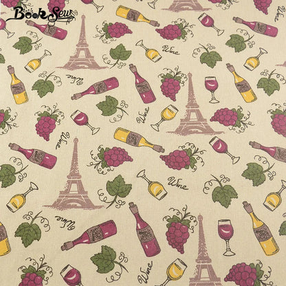 African Ankara Cotton Fabric - Map of the World Print Sewing, Tablecloth, Pillow, Bag & Curtain Material