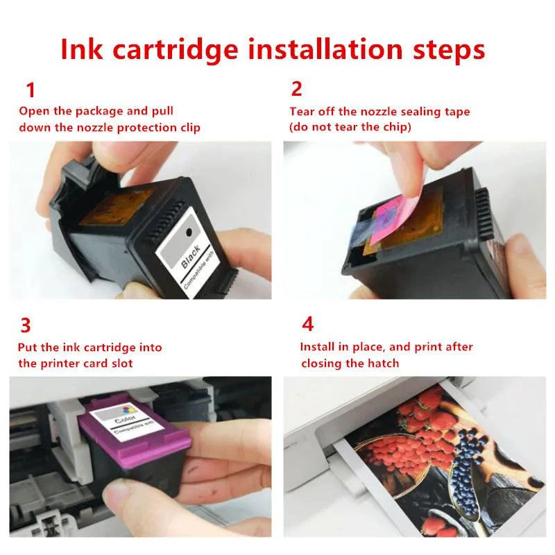 Remanufactured 575XL / 576XL Ink Cartridges – PG-575 CL-576 Compatible for Canon PIXMA TS3550i TS3551i TR4750i TR4751i Printer Replacement Ink
