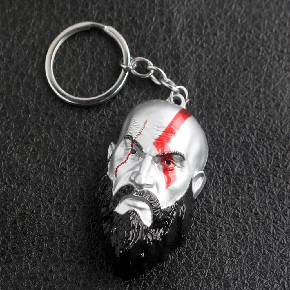 God of War 4 Kratos Sword Keychain – Pendant Keyring Jewelry for Men & Women, Car Key Accessory