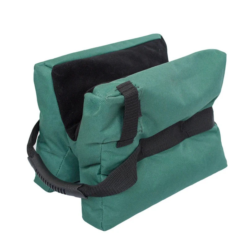 Outdoor Shooting Stand Bag - Tack Driver Gun Rest for Hunting - Rifle Bench Target Sports Accessories ( Unfilled Sand, Green )