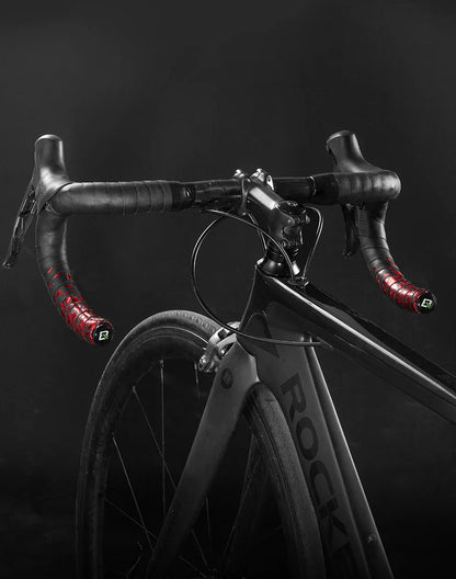 ROCKBROS Bicycle Handlebar Tape – Non-Slip Shock-Absorbing Curved Bar Straps for Road Bikes