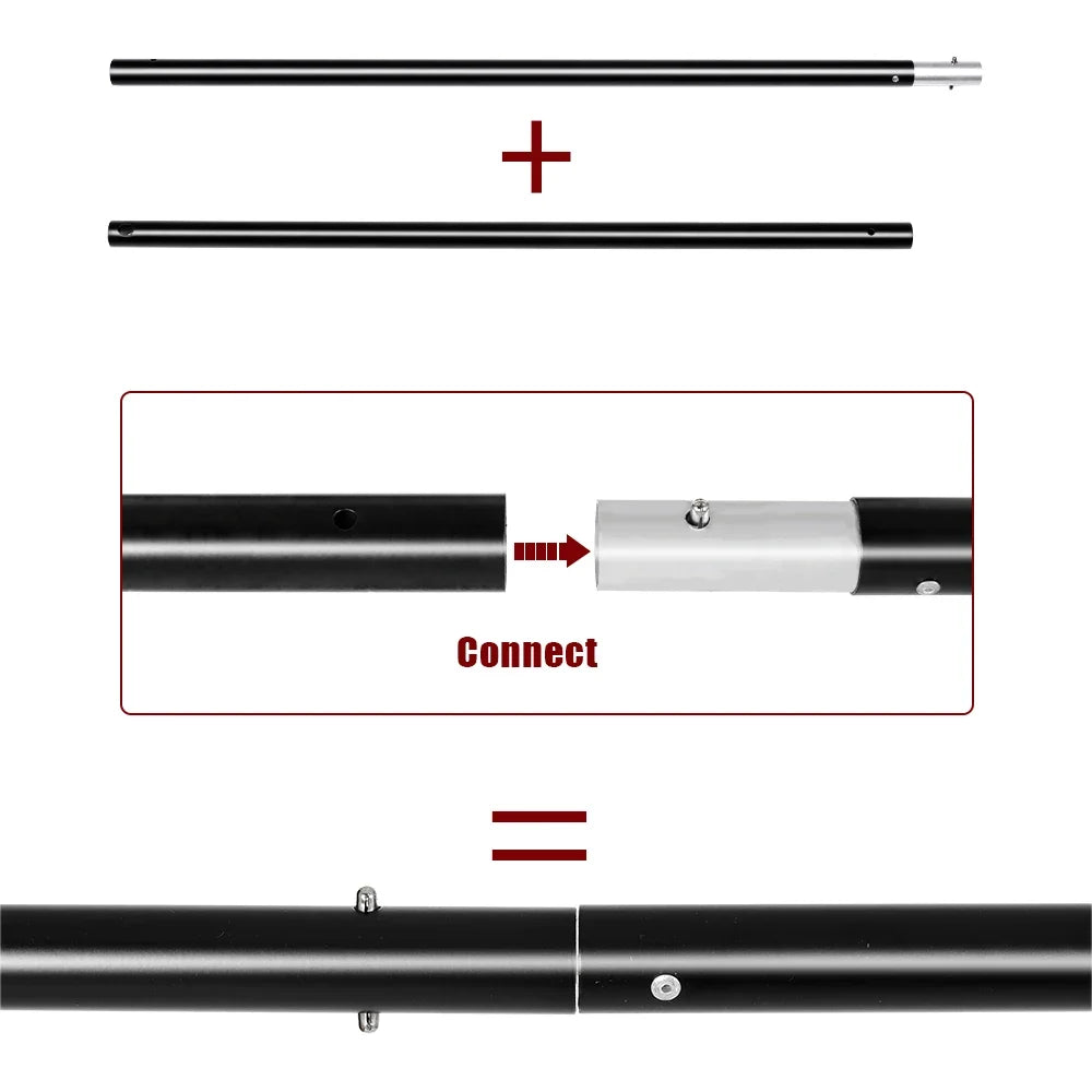 Photography Backdrop Stand Kit - Adjustable Photo Studio Background Support System with Carry Bag for Green Screen & Backdrops