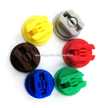 5-Piece 110° Fan-Shaped Spray Nozzles - Agricultural Boom Sprayer Tips for Plant Protection