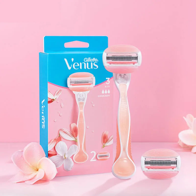 Gillette Venus Women's Razor - 3/5 Blade with Lubricating Soap, Sensitive Shaving & Hair Removal for Body