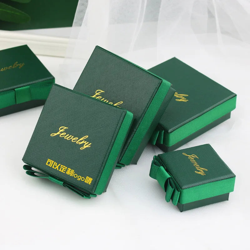 24-Piece Jewelry Gift Box Set - Bowknot Paper Boxes for Necklace & Jewelry Display