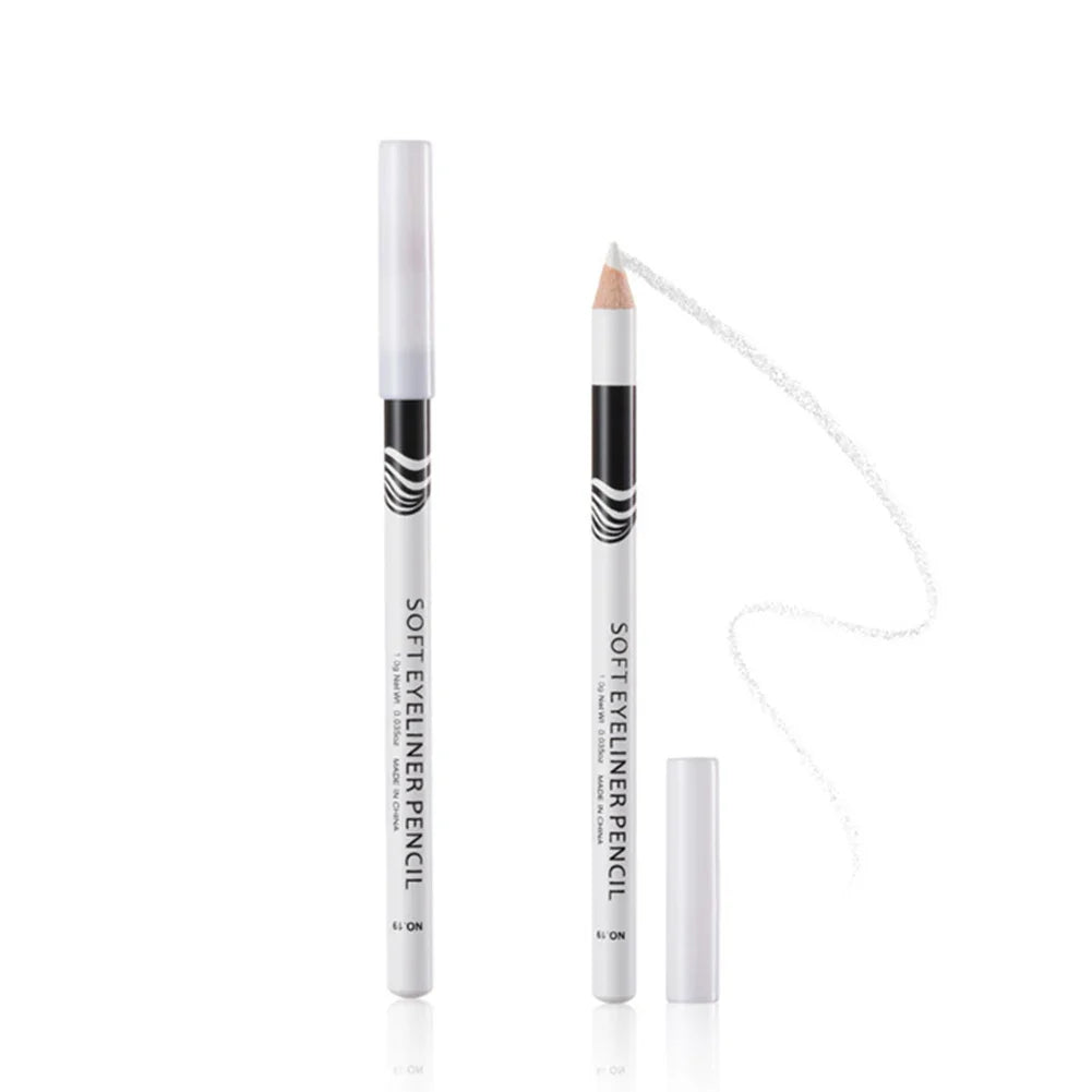 Waterproof White Eyeliner Pencil – Quick-Dry, Long-Lasting No-Bloom Eye Liner Pen for Professional Makeup