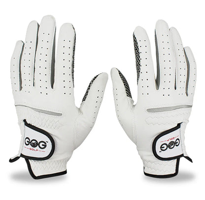 Men’s Golf Gloves – Cabretta Leather Left/Right Hand with Anti-Slip Grip, Soft & Breathable Design