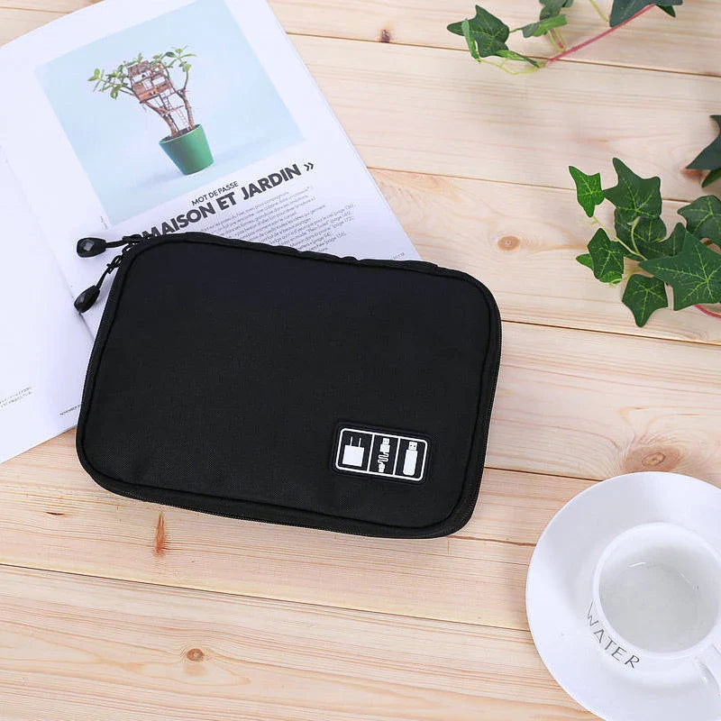 UTHAI T47 Portable Storage Bag – HDD, SSD, USB, Earphone & Charger Organizer Travel Case