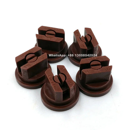 5-Piece 110° Fan-Shaped Spray Nozzles - Agricultural Boom Sprayer Tips for Plant Protection