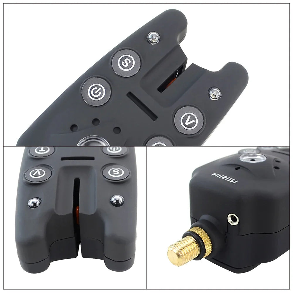 Carp Fishing Bite Alarm B1101 - Adjustable Volume, Tone & Sensitivity LED Indicator Fishing Accessory