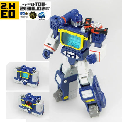 MFT HS-03 Soundwave Action Figure - Mini G1 Transformation Robot Toy With Laserbeak Collectible Gift