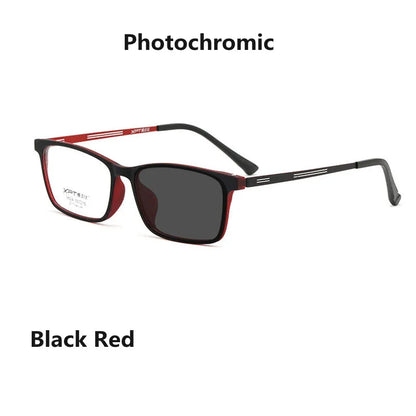 Ultralight Anti Blue Light Reading Glasses - Photochromic Titanium Alloy Frame Hyperopia Readers for Men & Women