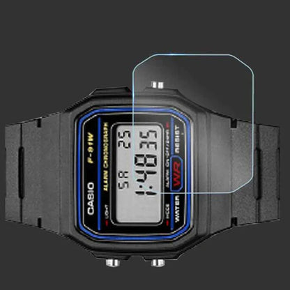 Screen Protector for Casio Watches – Protective Film for DW-5600/5610, B650WC, LA680, F-91W, AEQ-110W & More