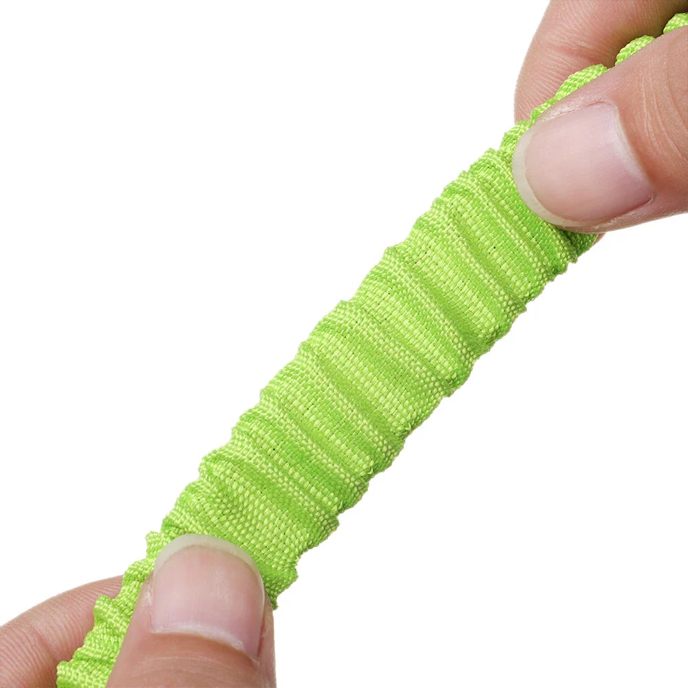 Adjustable Paddle Leash — Kayak & Surfboard Ankle Rope with Elastic Lanyard and Safety Carabiner